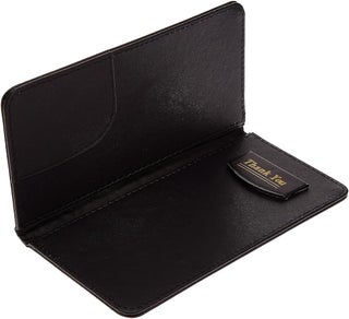 Home Brand Bill Folder for Hotel and Restaurant, Check Presenter, Bill Folder with Pocket for Hotel and Restaurant 11x23cm Dark Brown - view 5